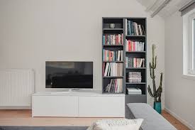 tv meubel met boekenkast