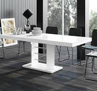 eettafel wit hoogglans