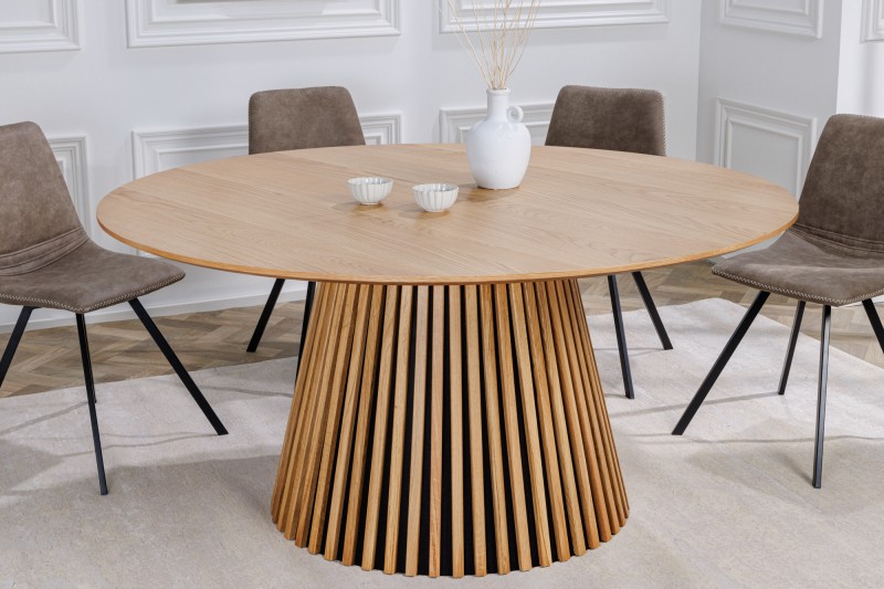 eettafel rond eiken