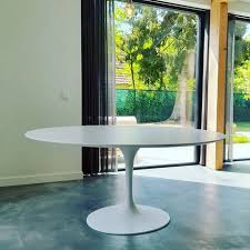 ronde eettafel hoogglans wit