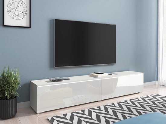 tv kast wit hoogglans