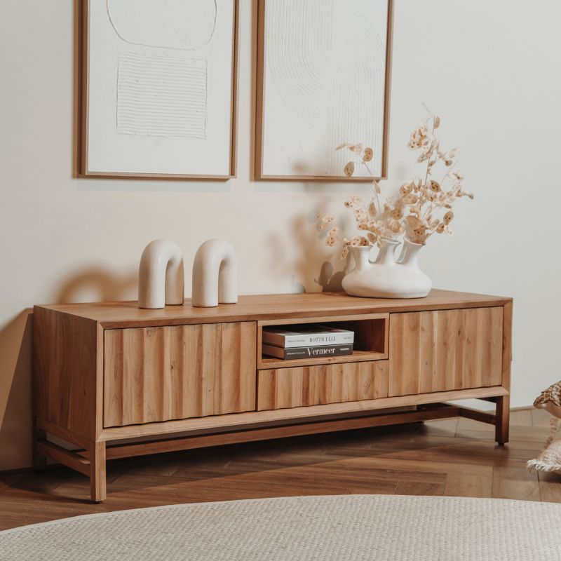 tv meubel acacia hout