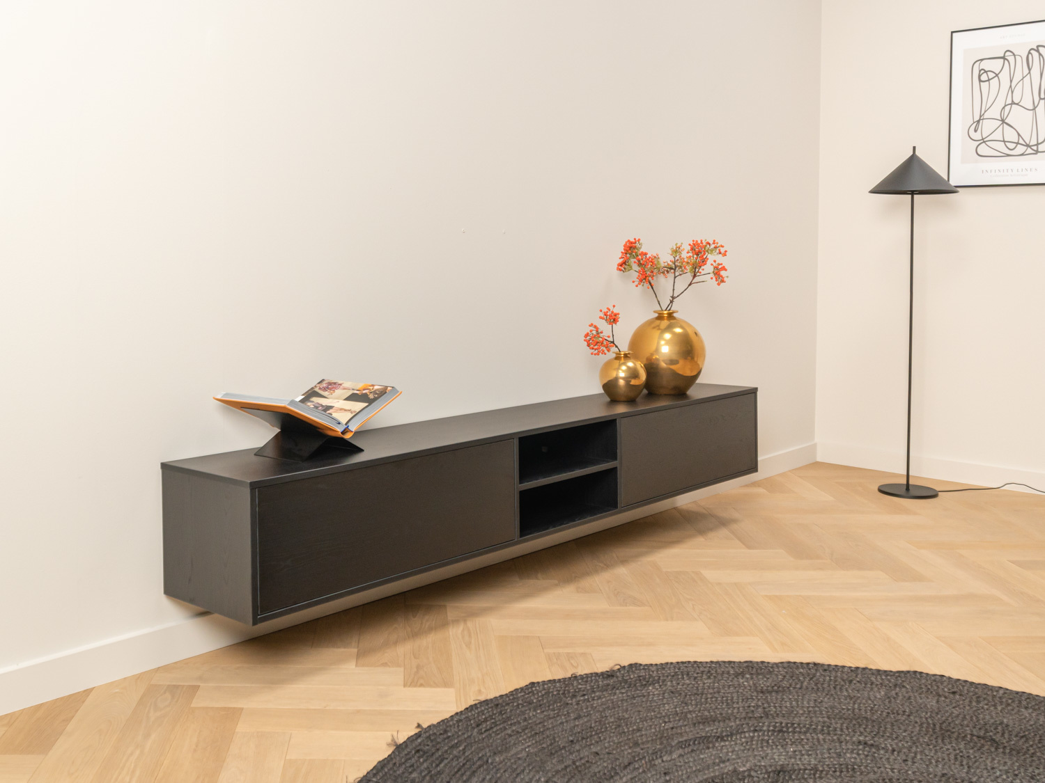 tv meubel zwart eiken