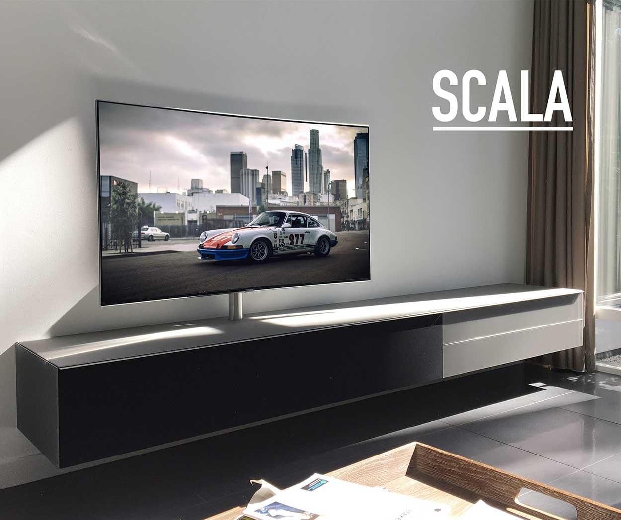 tv meubel met speakerdoek