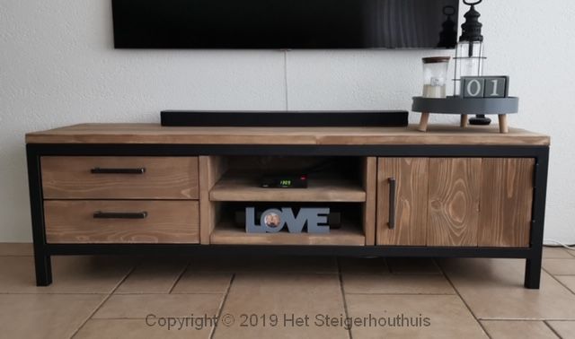 tv wandmeubel industrieel