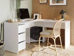 hoekbureau wit